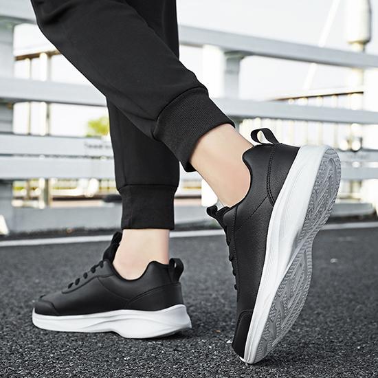 Męskie i Damskie Lekkie Buty Sportowe, Wiosenne Niskie Skórzane Buty, Para Duży Rozmiar Casualowe Buty do Chodzenia i Biegania
