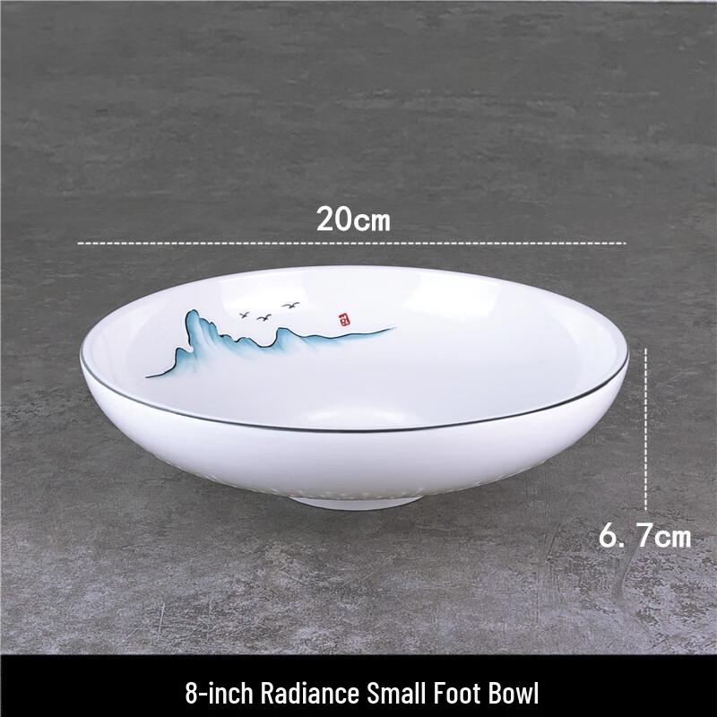 Elegant Irregular Ceramic Deep Dish