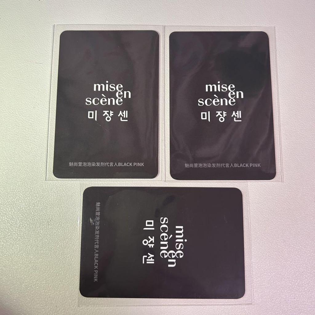 [USED] BLACKPINK Mise en Scene Jennie Trading Card