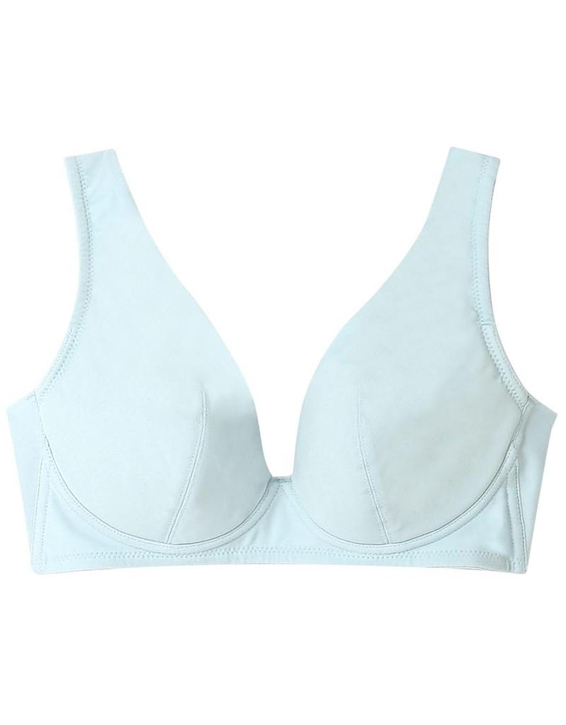 Bra YOJOY Comfortable To Gentle On the Skin Bra AC1000 and Pair YOJOY AB1100 BU S [Wacoal] Non-wired - Wear, - Women's