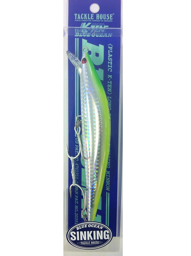 TackleHouse Minnow Blue Ocean BKS 140mm 35g SH Chart Back BKS140 Lure K-TEN #106