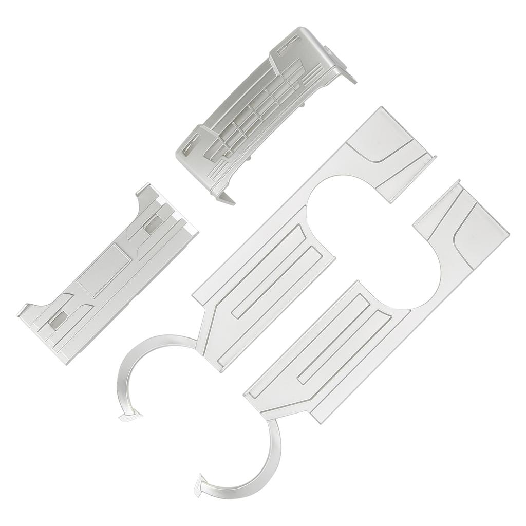 RC Wide Body Kit Large Surrounding Cover LED Light Modification Kits for WPL D12 RC Truck