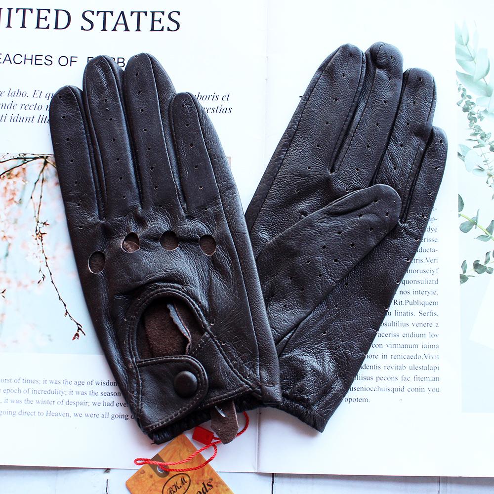 

Перчатки для вождения из кожи для женщин, однослойные, без подкладки, тонкие, полые, для езды на велосипеде, перчатки для вождения на открытом воздухе, бесплатная доставка 8 кофейный