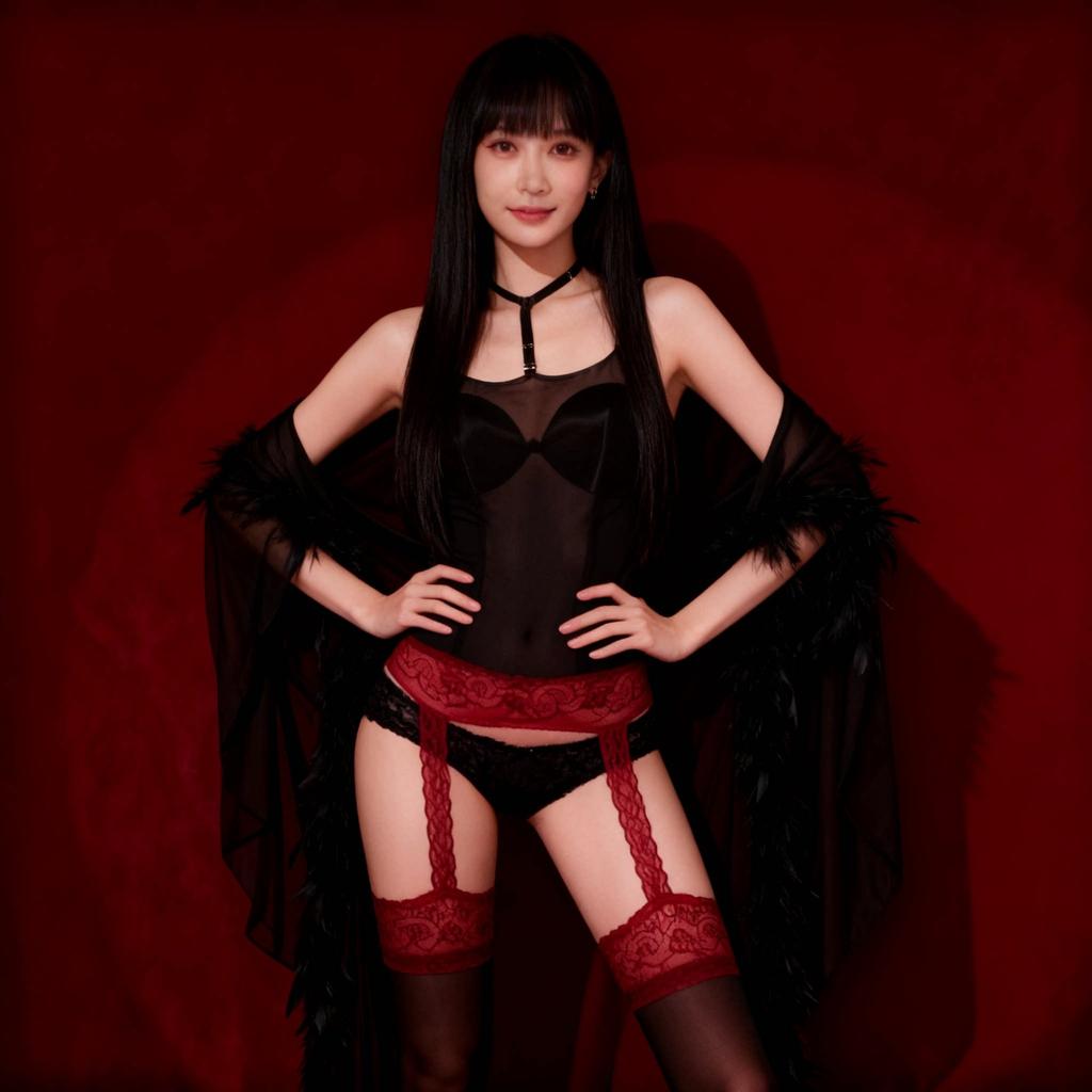 Sexy underwear, sexy oily stockings, black silk full body onesie, thin lace suspenders, one-piece neck hanging
