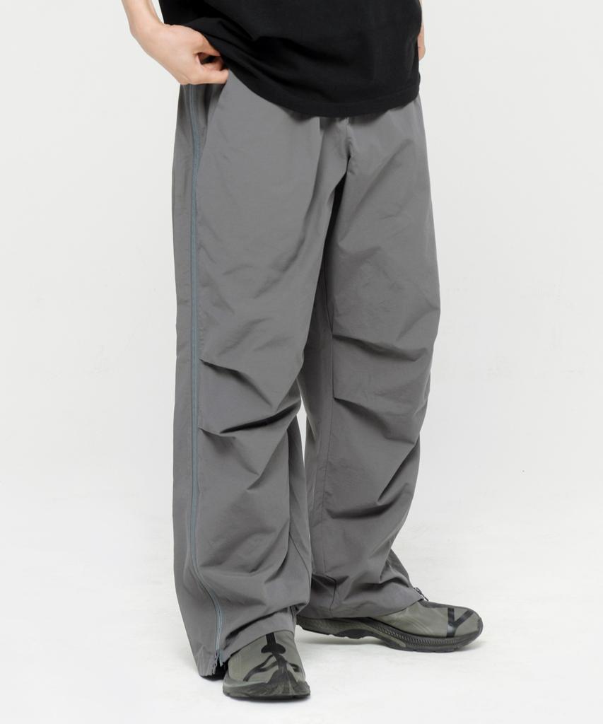 BIG UNION Wide Block Pants / Charcoal