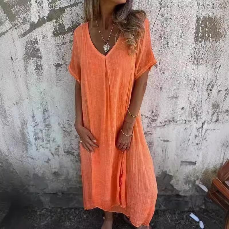 Fashionable V-neck Semi-formal Dress