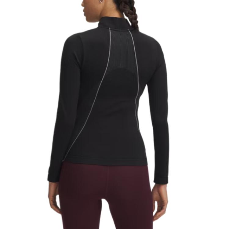 Under Armour Vanish Seamless Casual Fashion Simple Versatile Long Sleeve T-Shirt Women tops 6000644-003