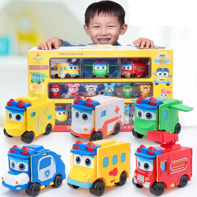 Gogobus Transformable School Bus Robot Deformation Doublesided Car Kid Toys