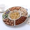 Divided for Party Compartment Nuts Dish Appetizer Serving Platter Snack Plate Food Storage Tray