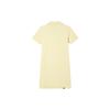 Puma Solid Color Polo Collar Casual Simple Comfortable T-Shirt Dress Women Dress Yellow 676658-42