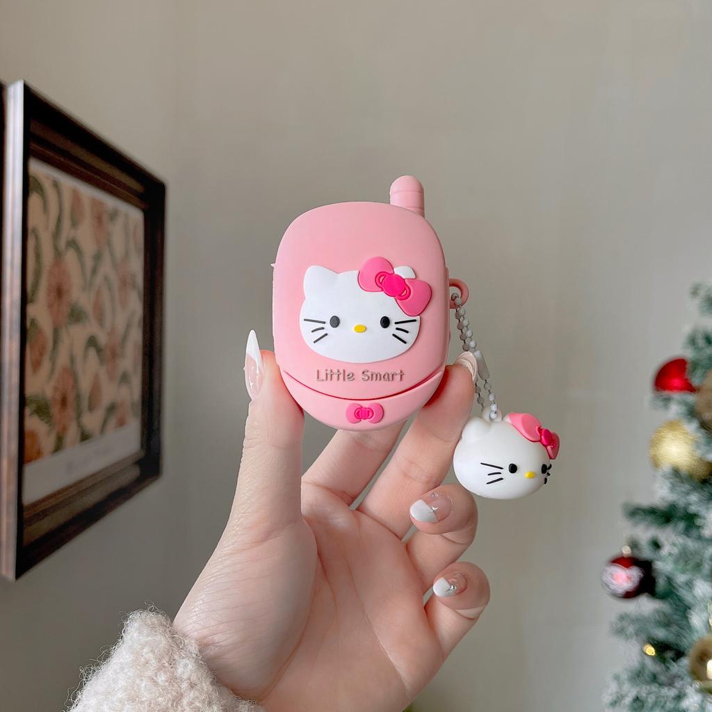 Cartoon KT cat phone AirPods Pro apple bluetooth headset case cute 1/1/1 protective case for women
