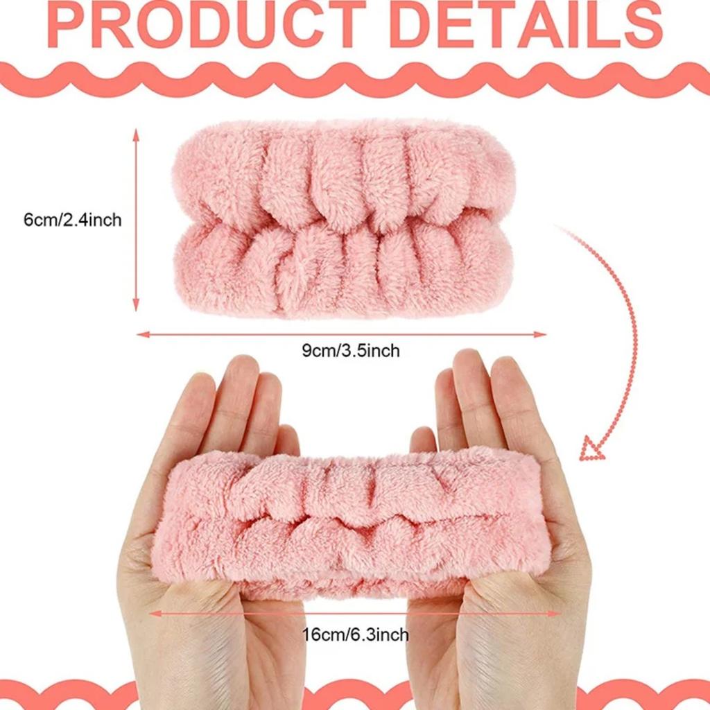 Muñequera de microfibra para lavarse la muñeca, muñequera absorbente para el sudor, muñequera para mujer, diadema
