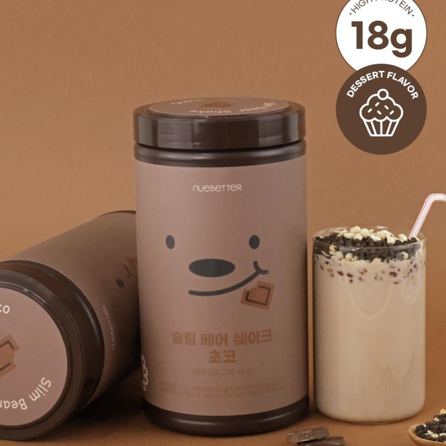 Nuebetter Slim Bear Shake Choco 600g Low Sugar Meal Replacement