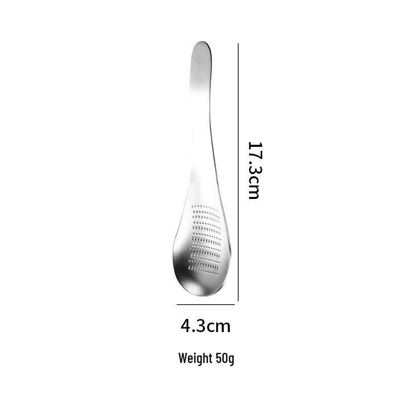 

304 Stainless Steel Ginger & Garlic Grater, Paste Maker, Masher, and Baby Food Grinder Kitchen Gadget