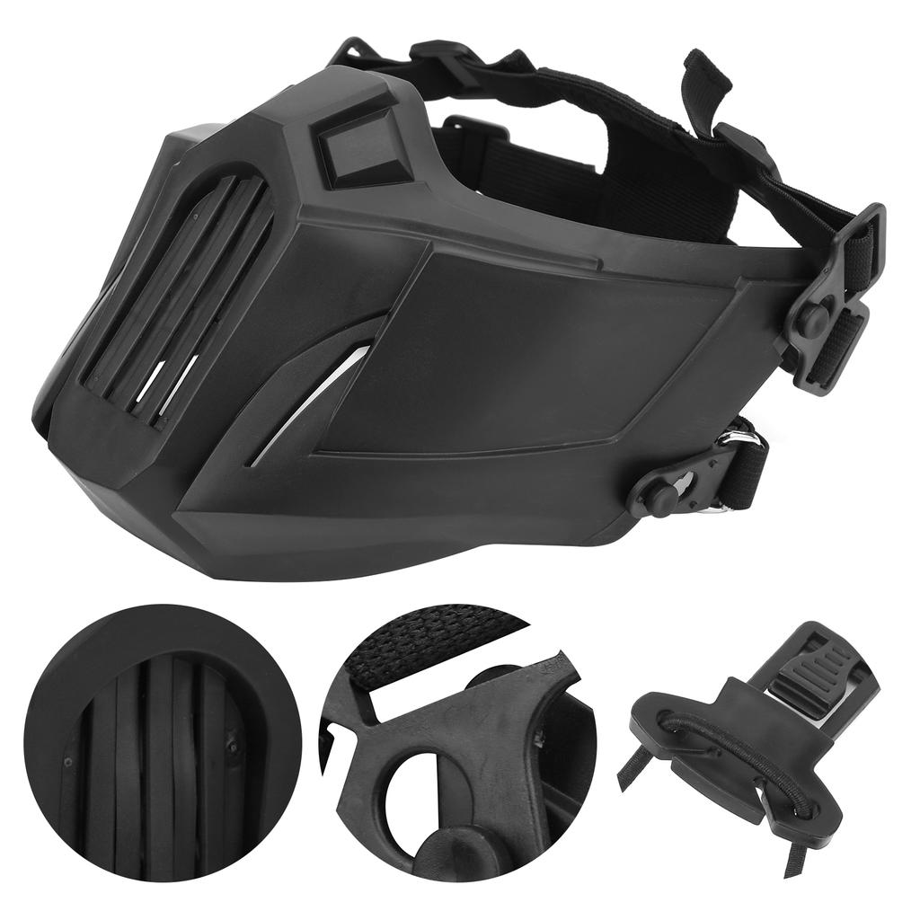 Tactic Half Face Guard Breathable Military Protection Equipment for CS Outdoor Shooting