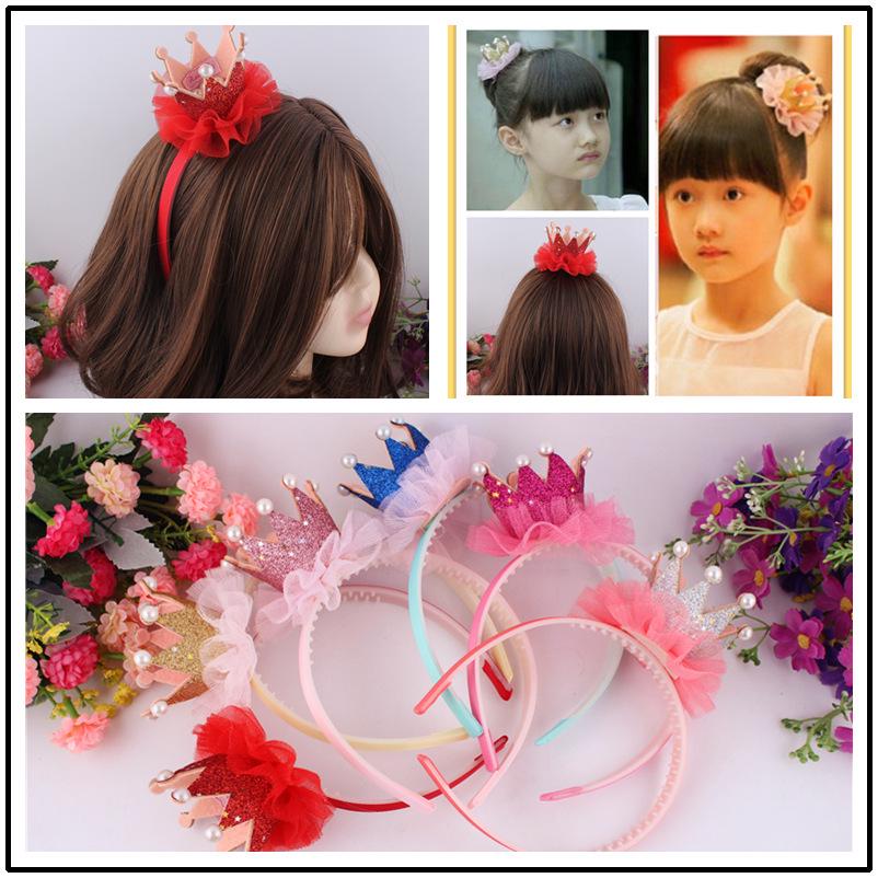 Korean Style Transparent Bow Headband for Children - Cartoon Hair Accessories for Girls