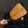 Handcrafts Bamboos Woven Fan Lightweight Cooling Fan for Summer Cooling Paddles and Weddings Parties Home Decors Gift