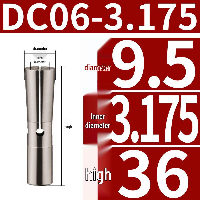 

High-Precision DC Pull-back Spring Collet Extension Rods SDC06/SDC08/SDC12