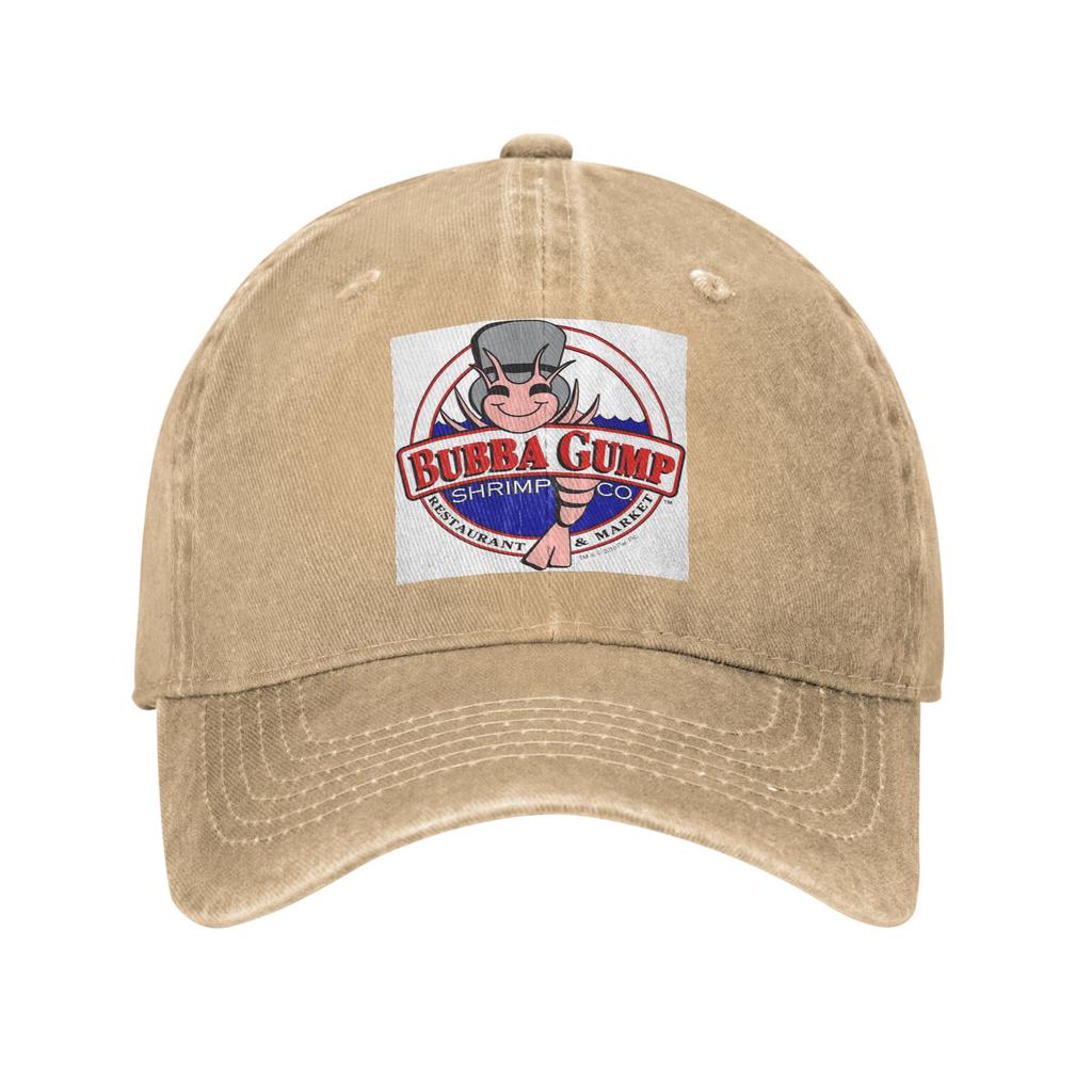 Bubba Gump Leśne Krewetki Owoce Morza Dżinsowa Tkanina Czapka Codzienne Czapki Baseballowe Regulowana Czapka Letnia Unisex Czapki Baseballowe