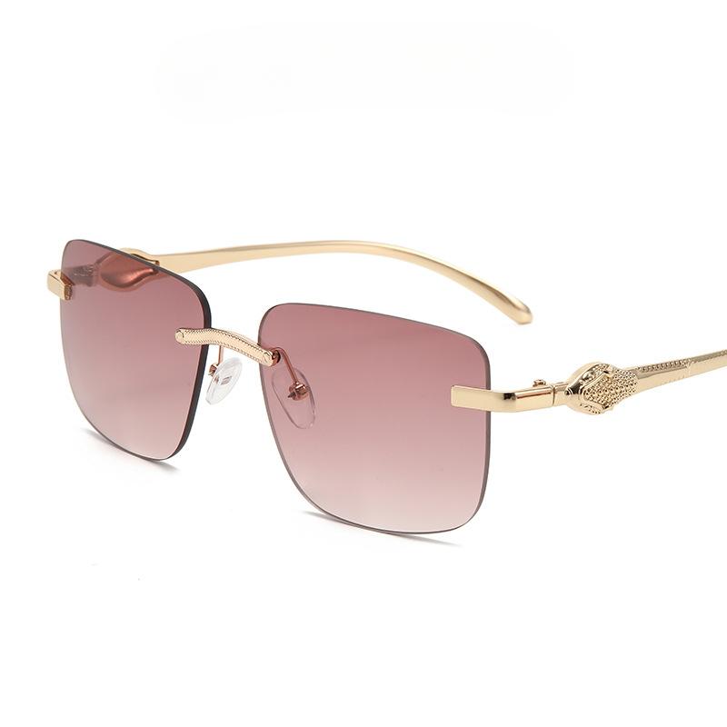 Óculos de sol novos e modernos, sem armação, online, para celebridades, para fotos de rua, para dirigir, personalizados, de alta qualidade.