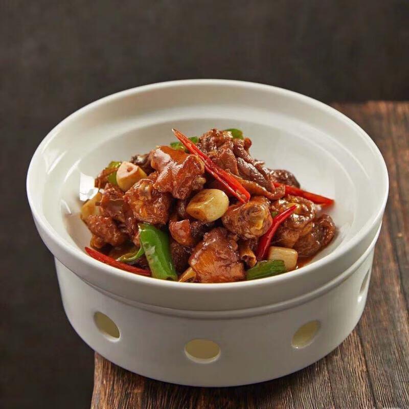 Ceramic Candle Food Warming Plate