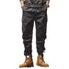 Men's Retro Heavyweight Cuffed Workwear Pants - Loose Straight Leg Trend for Autumn and Winter
