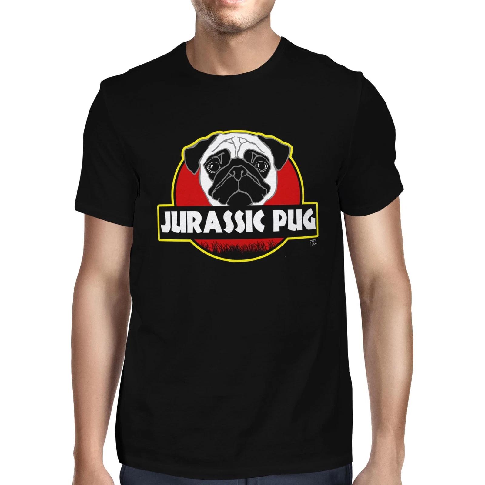 1Tee Mens Jurassic Pug T-Shirt XS