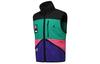 Vests Men's Black, Green & Purple Multicolor Stand Collar Moderate Urban Techwear CW5985-010