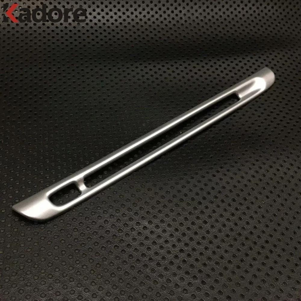 Car Center CD Switch Control Button Panel Cover Trim For Mazda CX5 CX-5 KF CX8 CX-8 2017- 2024 Matte Interior Accessories