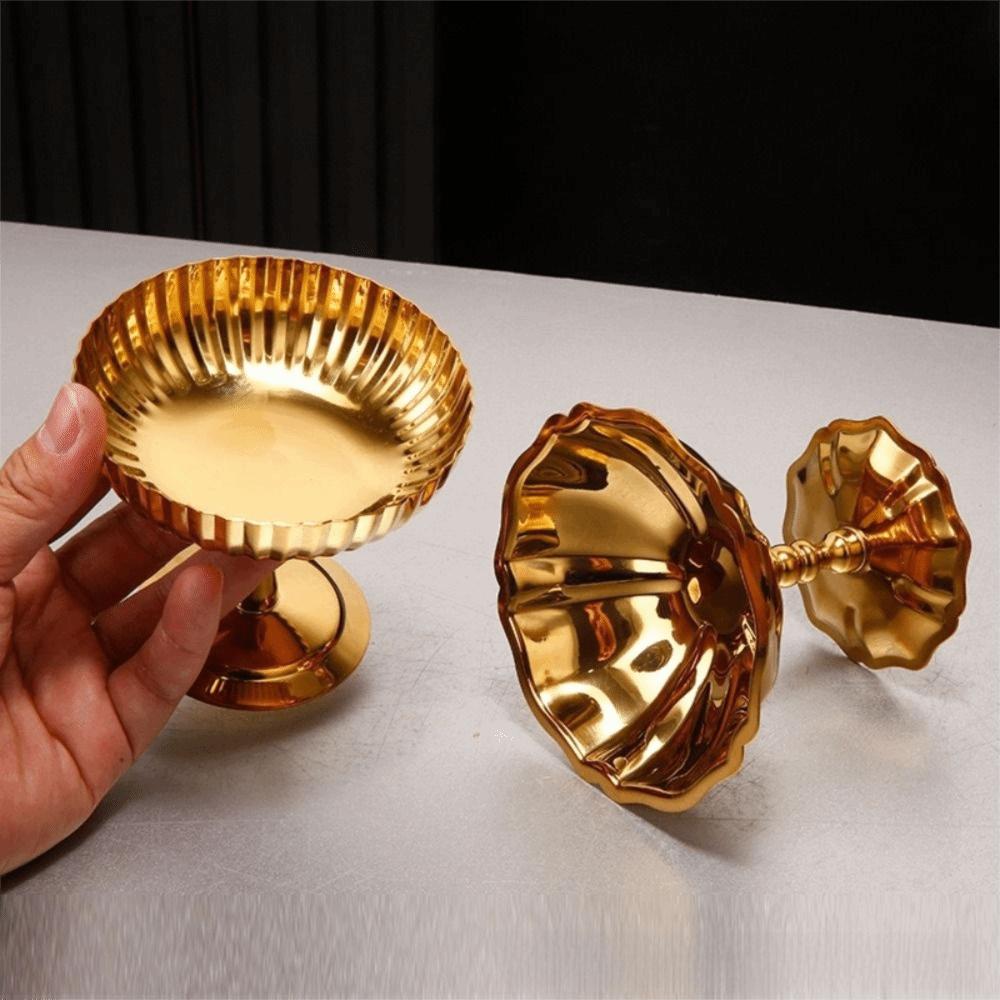 Reusable Stainless Steel Dessert Bowl Retro Style Pudding Bowl Goblet Snack Serving Dish Parfait