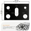 Gas Stove Burner Cover, Stove Top Protector, Gas Stove Burner Pad, Compatible With Samsung Gas Stove, Suitable For Kitchen Cooking, Reusable