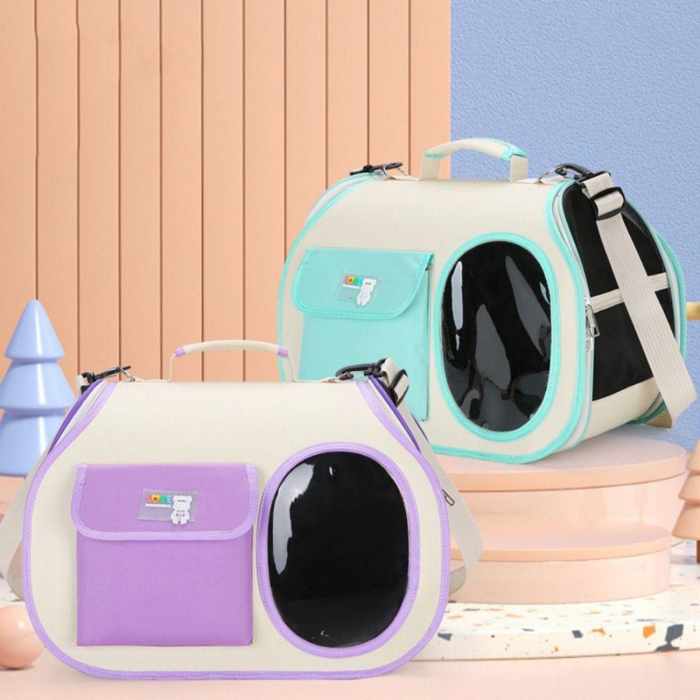Breathable Cat Carrying Bag Fashionable Dog Carrier Bag Wear-resistant Cat Backpack Puppy
