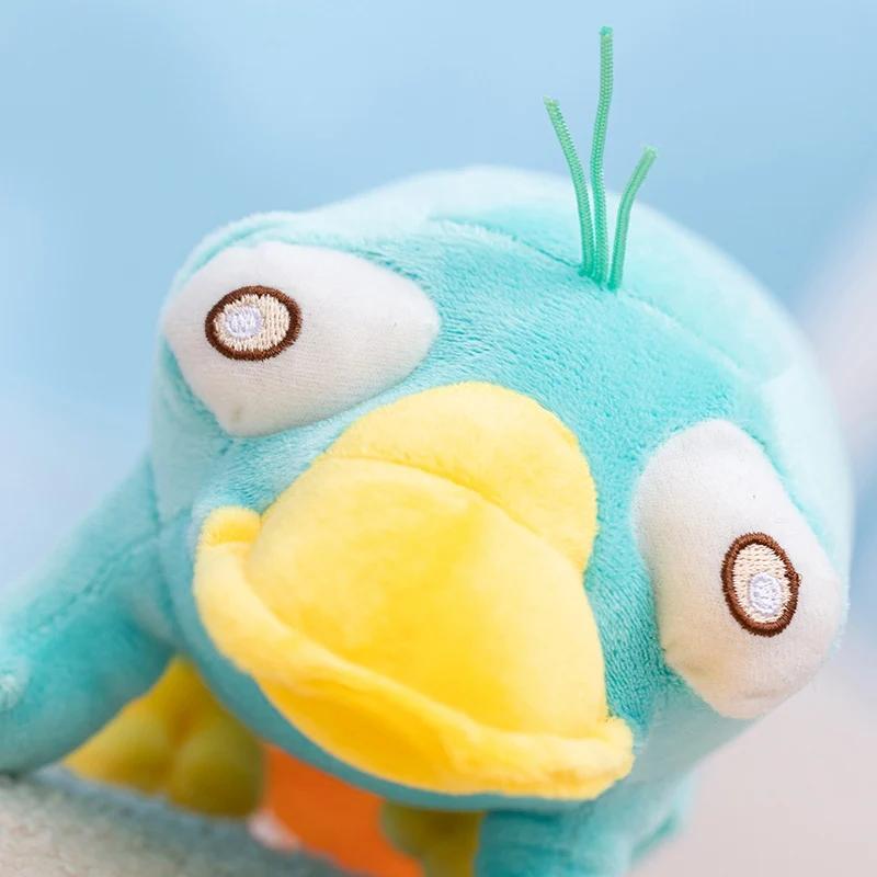 25cm Kawaii Blue Platypus Stuffed Toy Adorable Perry the Platypus Plush with Yellow Beak Birthday Gift Room Decor