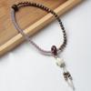 Grünes Sandelholz Doppelfaden Buddhistisches Perlenarmband: 0.6 Jade-Stil für Männer und Frauen