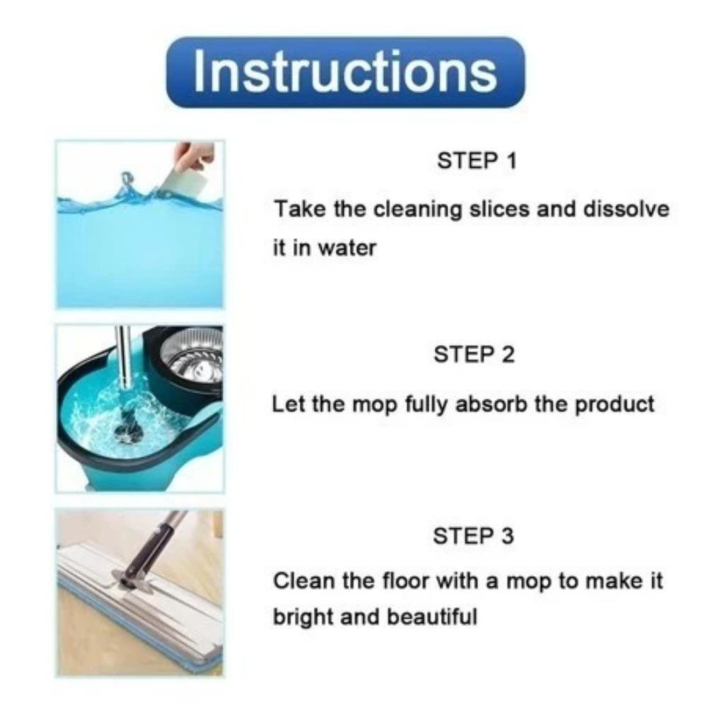 30/120/210pcs Concentrated Floor Cleaner for Tile Wood Bathroom and Car Surfaces Powerful Floor Cleaning Sheets for Home Water Soluble