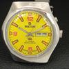 RICOH R31 AUTOMATIC VINTAGE JAPAN MENS YELLOW COLOR DIAL WATCH a707682-1
