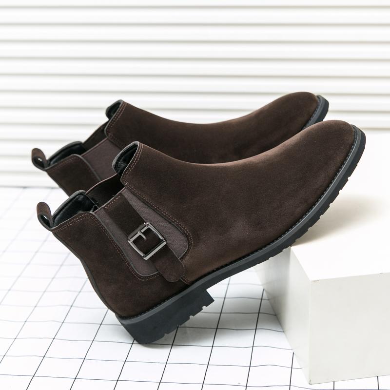 Fashion Leather Ankle Boots For Man Genuine Leather Big Size High Quality Designer Formal Boots Casual Boots Fashion Business