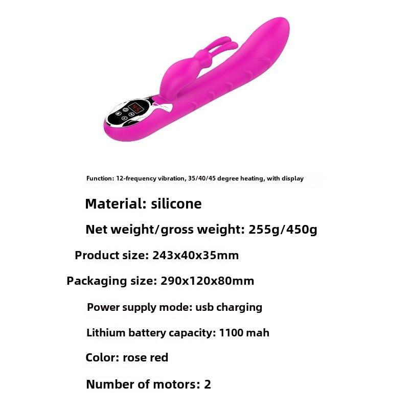 Wiederaufladbarer beheizter Vibrator Butterfly Female Frequency Vibration Stimulation Masturbator Erotische Sexspielzeuge für Erwachsene