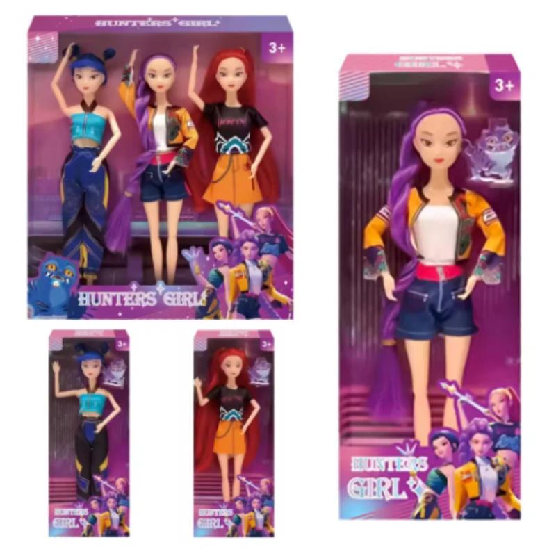 TOPTOY  Kpop Demon Hunters Action Figure Toy Derpys Tiger Rumi Mira Zoey Sussy Figurine Doll For Fans Christmas gifts