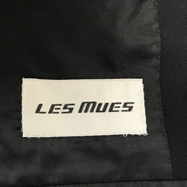 LES MUES Tailored Jacket Men's L Y6 Black Spring Summer Suit(USED)
