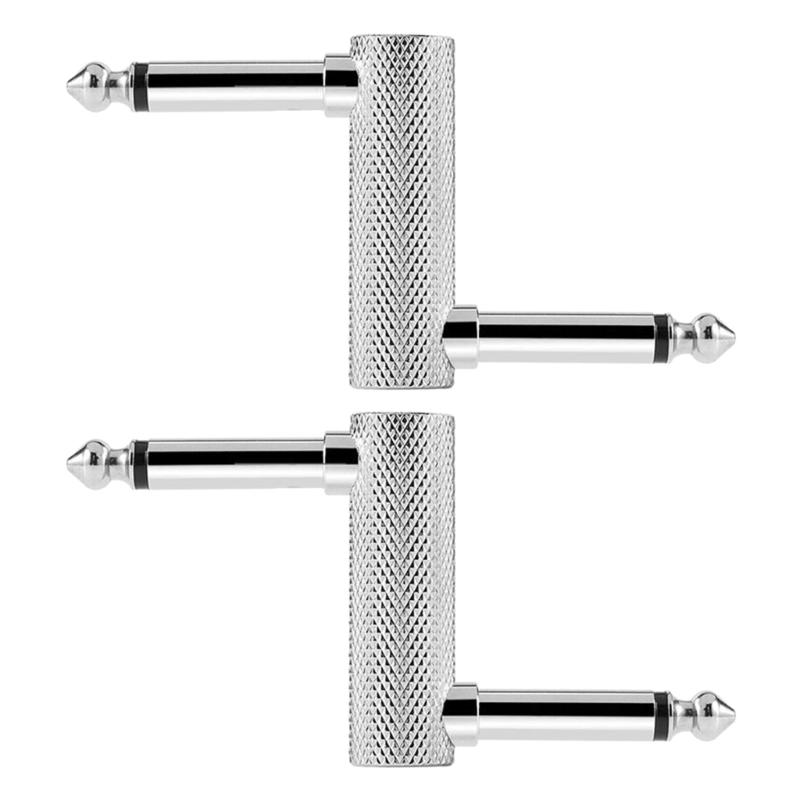 Male To Male Coupler Jack Plug Adapter Connector for Guitar Effects Pedalboard