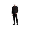 Polo Ralph Lauren FW24 Logo Embroidered Solid Color Crew Neck Long Sleeve Knit Sweater Men sweater Charcoal-Gray 710918163-005