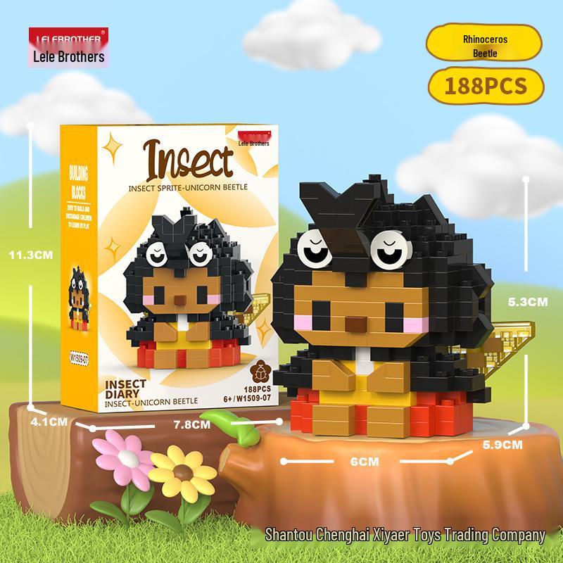 Compatible Lego Micro Building Block Cartoon Figurines - Children's Educational Desktop Toys