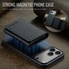 Detachable Card Holder Wallet Leather Case for iPhone 17 Pro Max 17Air 16e 16 Plus 15 14 13 12 11 7 8 SE3 Magnetic Phone Cover