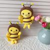 Adorable Bee Plush Keychain Pendant Doll