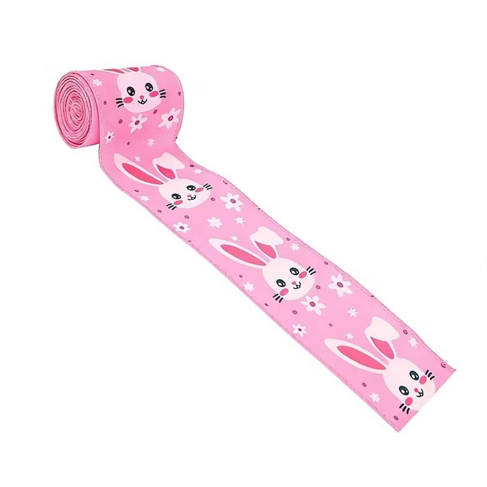 Vibrant Colors Easter Printed Ribbons Cartoon Gift Packaging Ribbon  Easter Baskets