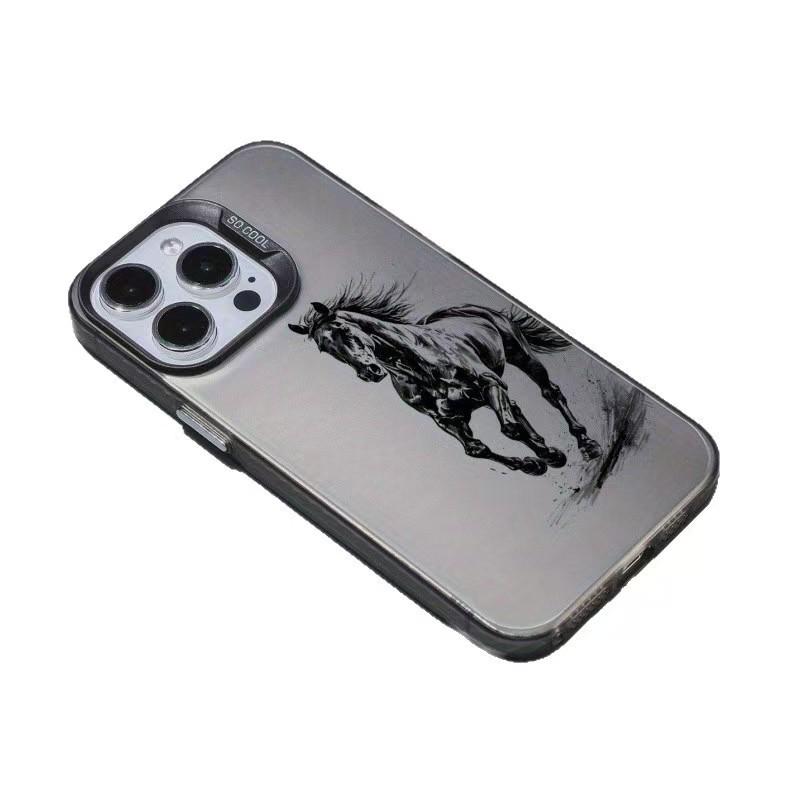 Silver Horse Style Protective Case for Apple 17/15 Pro Max and 13/11 Pro Max