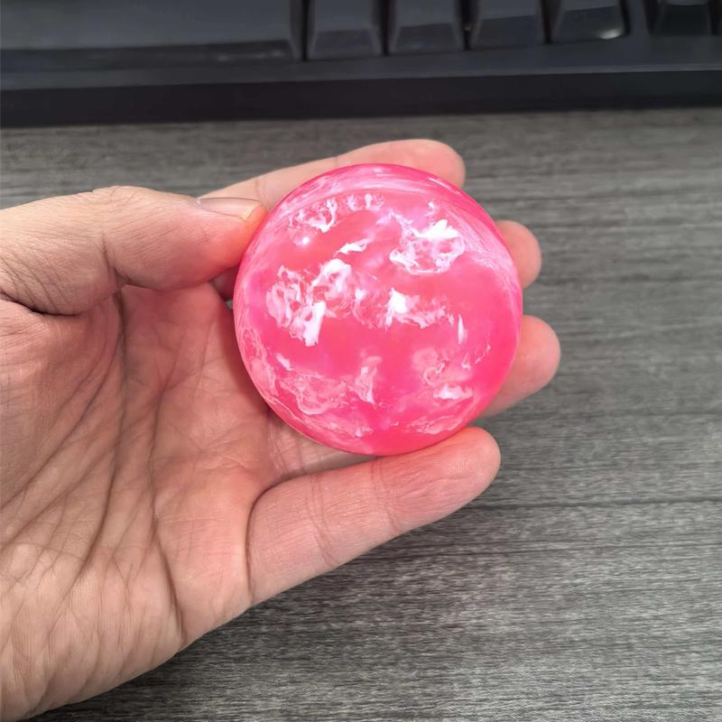 1 PIEZA Pelota de Goma Mármol de Alto Rebote Tamaño Grande 55MM Recuerdos de Fiesta de Cumpleaños Premios de Carnaval Para Adultos Niños Niños Niñas