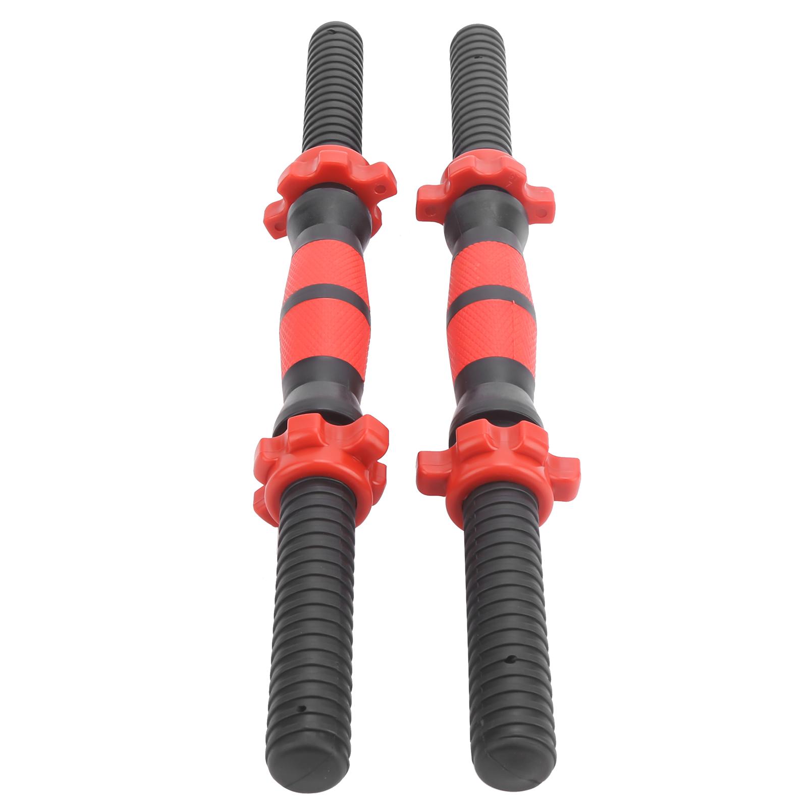 

40cm Dumbbell Bars Weight Lifting Dumbbell Handles with 4Pcs Nuts Fitness Equipment