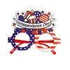 1/12 Pcs American Flag Glasses Memorial Day Patriotic Party Star And Stripes Glasses for 4th of July Celebration USA Veterans Day Decoration